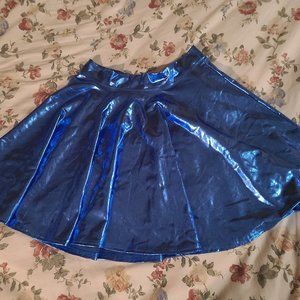 Vinyl Flared Circle Skirt